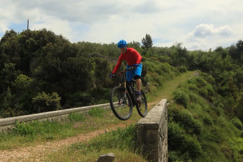 Mountainbiking auf Brač