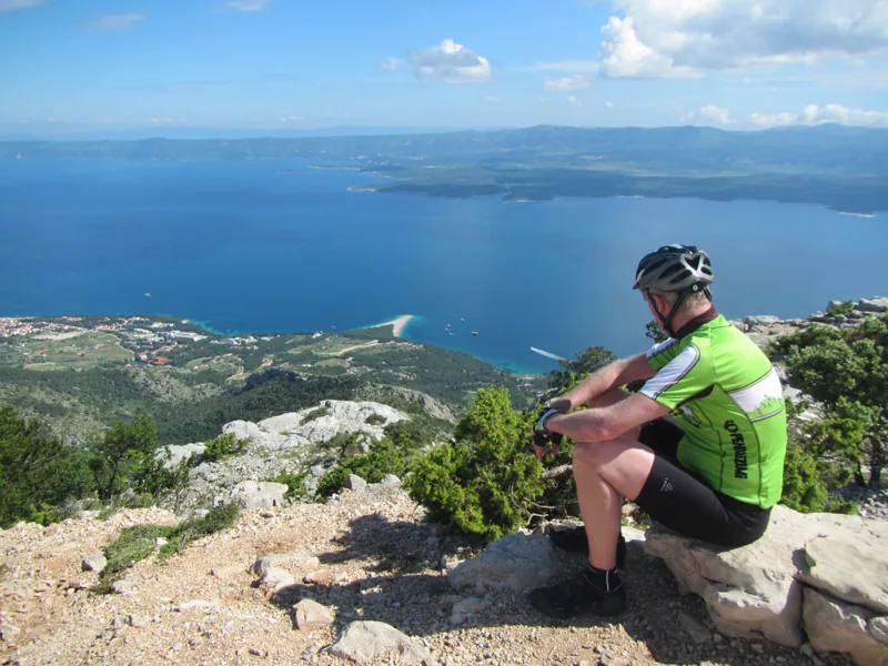 Mountainbiking auf Brač