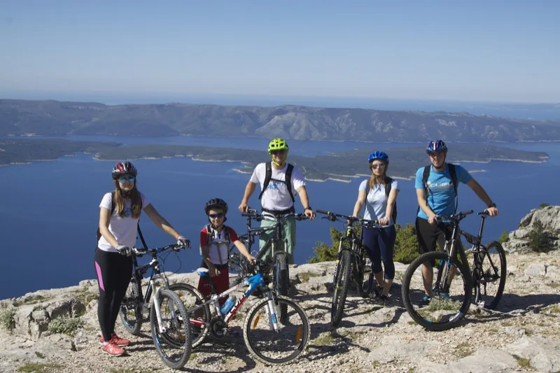 Mountainbiking auf Brač