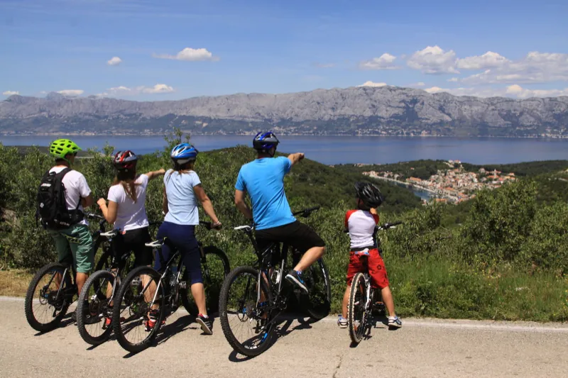 Mountainbiking auf Brač