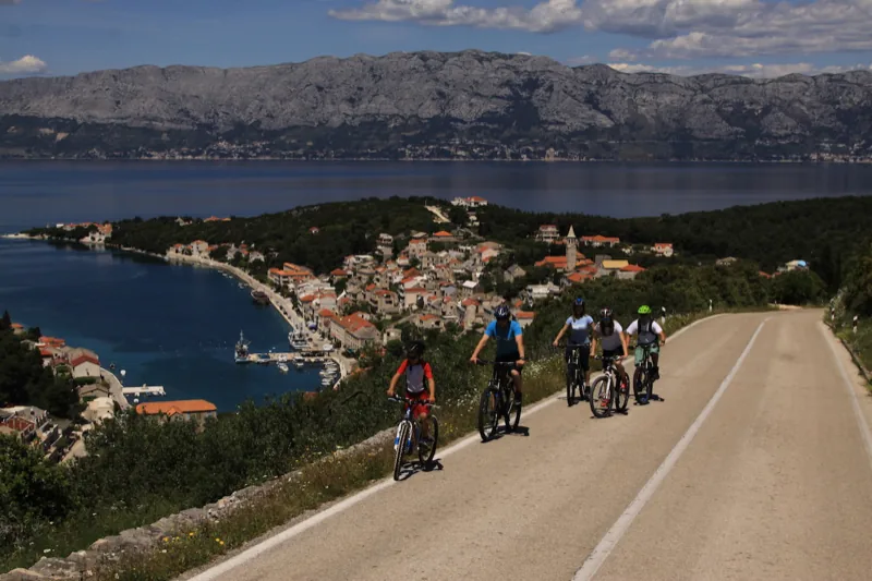 Mountainbiking auf Brač